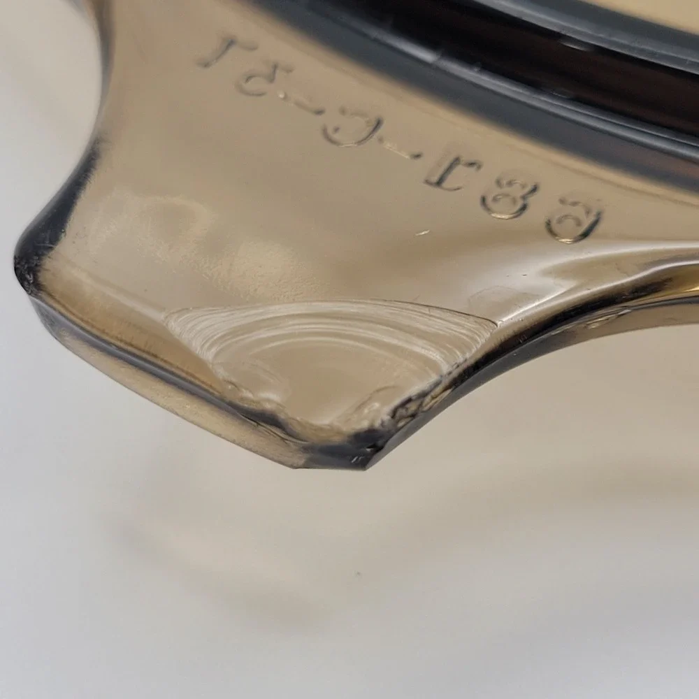 Pyrex Amber Brown Glass‎ Lid 681-C-37 for mini Vision 600ml Casserole Dish 5.75